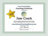 Honors Plus Coaching Certificate