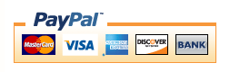 Pay via credit, debit or Paypal