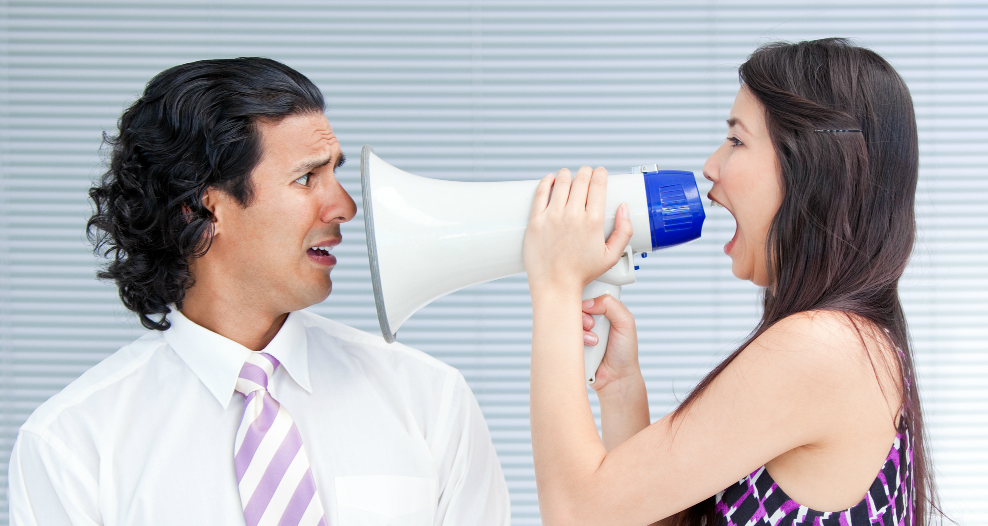 Coaching accountability with a bullhorn cropped