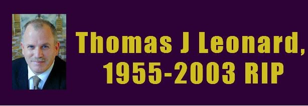 Thomas Leonard RIP 2003 - 2023
